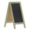 Flash Furniture Green Wooden A-Frame Magnetic Chalkboard HGWA-GDI-CRE8-554315-GG - alternate 5